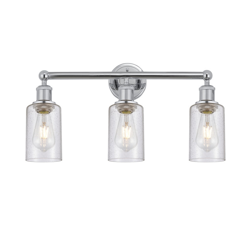 Caldello 3 - Light Dimmable Vanity Light, Polished Chrome, Seedy