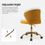 Petillo Swivel Velvet Office Task Chair with Adjustable Height and Padded Cushion-1313810116