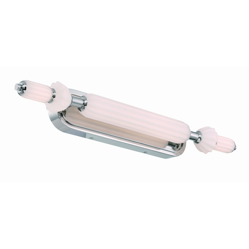 Lansdowne, Vanity, 31", Opal Glass, Polished Nickel