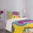 Ambesonne Chill Bedspread Set  Unicorn Donut Fun  Multicolor-105456374