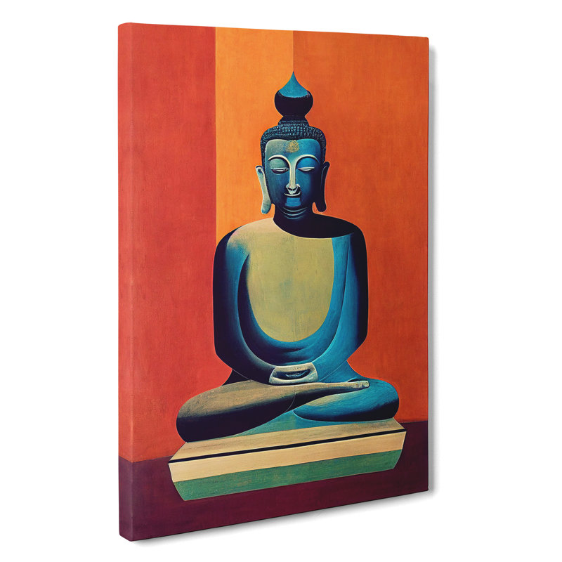Radiant Buddha - Wrapped Canvas, 50cm H x 35cm W x 3cm D