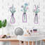 Ensemble de 3 décorations murales en métal-1059258045