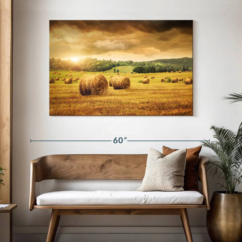 Kerrick Hay Bales, 32" H x 48" W