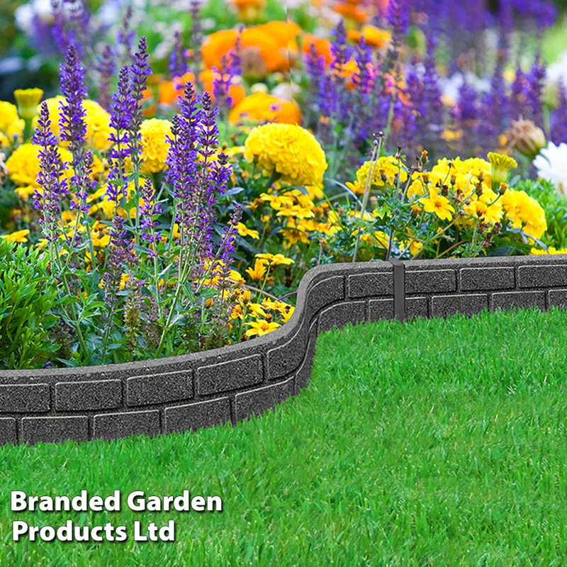 Charessa H9xW120cm Rubber Border Edging (x12)
