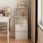 Table de chevet avec station de charge, table de chevet intelligente avec veilleuse, table de chevet moderne avec bibliothèque, tables de chevet avec armoire de rangement pour la chambre à coucher-223096150