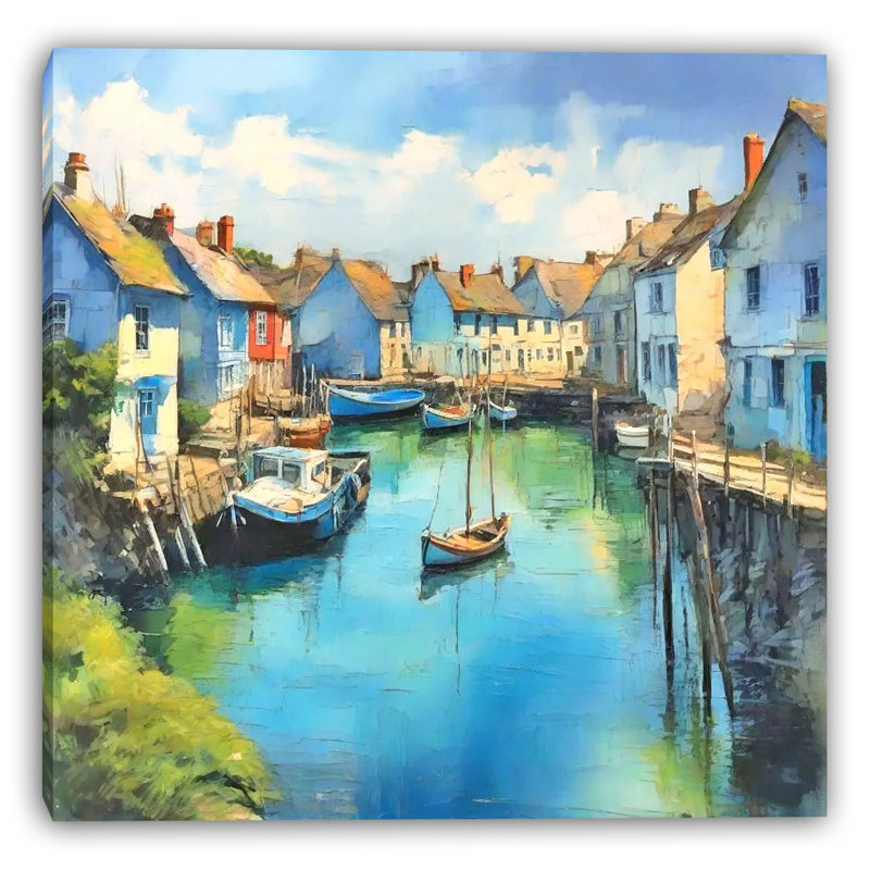 Art mural sur toile Harbour at Noon