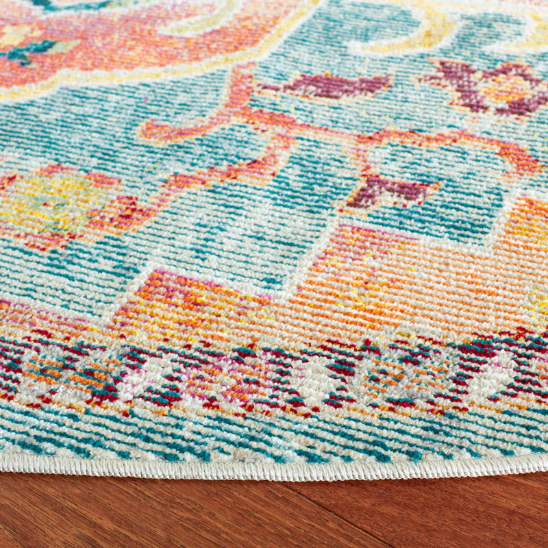 Mashburn Oriental Area Rug, Round 213cm