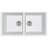 34'' L Double Bowl Granite Kitchen Sink-14644811