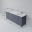 Ensemble de meuble-lavabo double 72 po Jacques-87286938-112955450