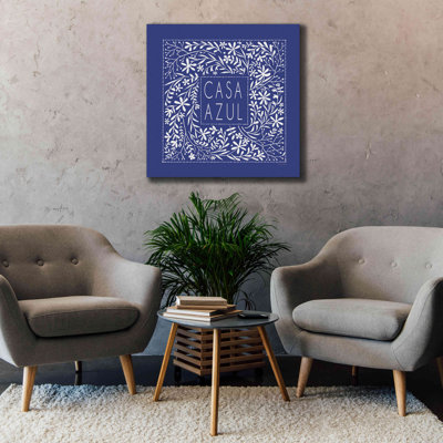 «Casa Azul» par Cindy Jacobs, estampe numérique sur toile