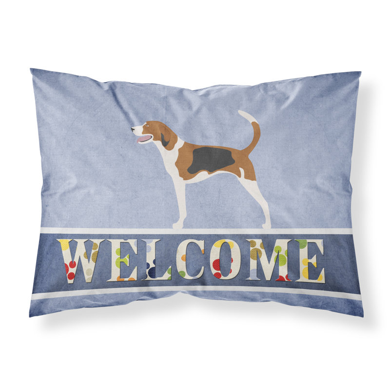 Taie d’oreiller welcome, Foxhound américain