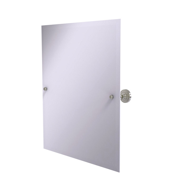 Metal Wall Mirror, Satin Nickel