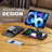  Foldable Magnetic Wireless Charger for iPhone Airpods iWatch, Portable 3 in 1 Charging Station For Apple Multiple Devices - Travel Charging Pad Dock Compatible with Apple 12 and above series