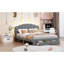 Structure de lit plateforme tapissier Teddy