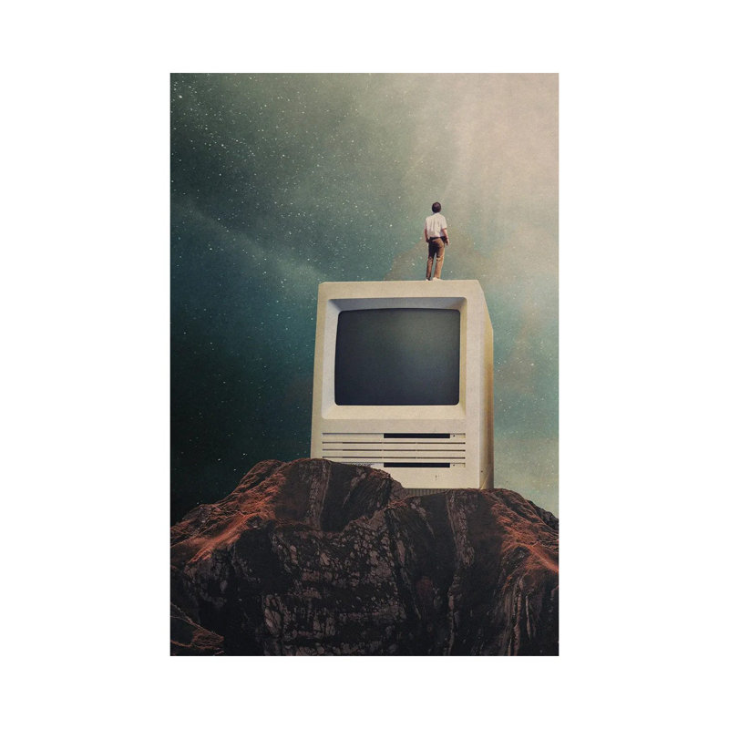 We Are Going To Escape by Frank Moth - Wrapped Canvas Print