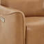 Fauteuil inclinable électrique pivotant en cuir Mikkel-92158021