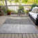 Machine Washable Indoor/Outdoor Xhevrie Taupe Rug