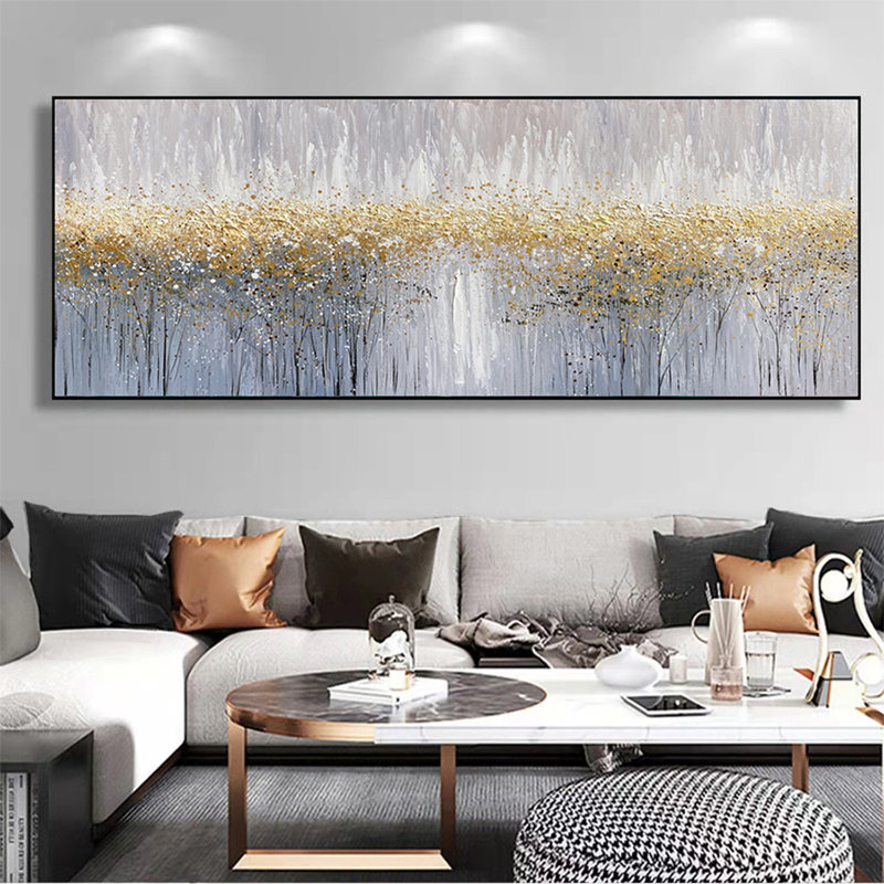 Luminaire suspendu peint à la main Pure, 31.5" H x 78.74" W