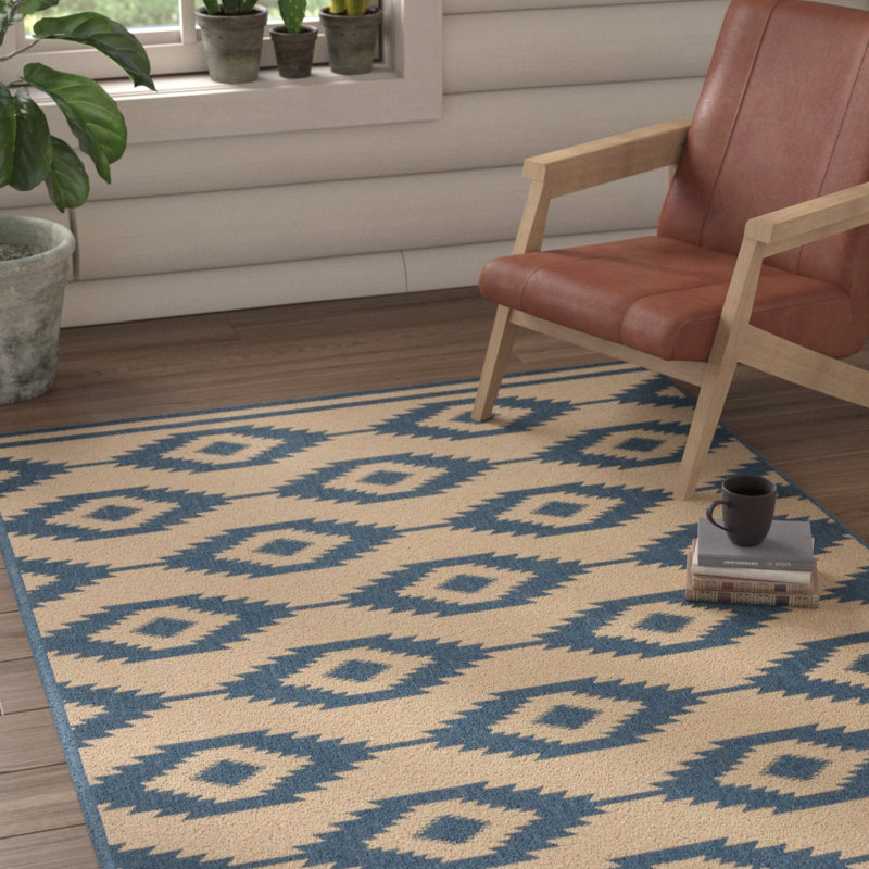 Lollar Southwestern Indoor/Outdoor Area Rug, Rectangle 8' x 10'