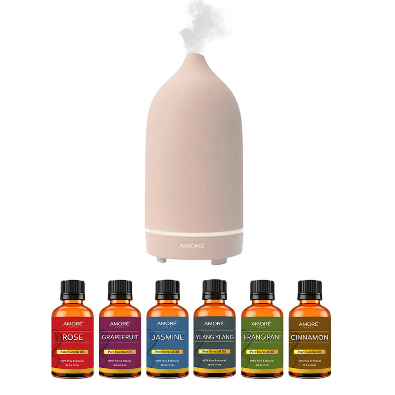 Diffuseur d'huiles essentielles Amore Paris, Rose