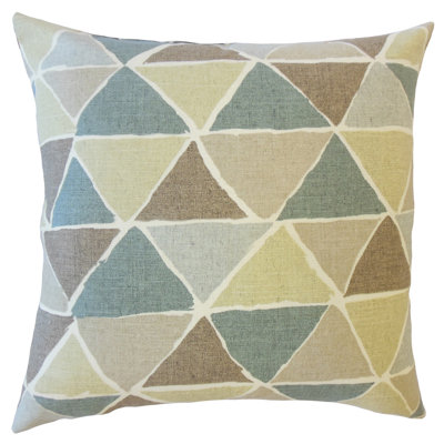 Sheldon Geometric Cotton Reversible Throw Pillow