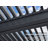 Gray Outdoor Louvered Aluminum Pergola-90611419