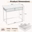 Metal Base Computer Desk-120221409