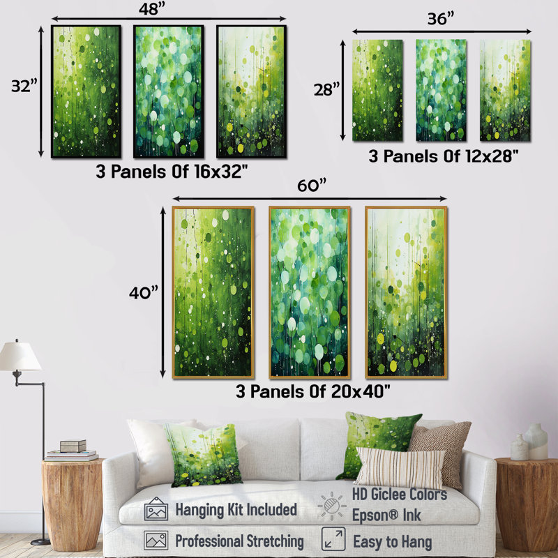 Quirky Quarters Botanical, H 40 po x l 60 po, Cadre flottant brun