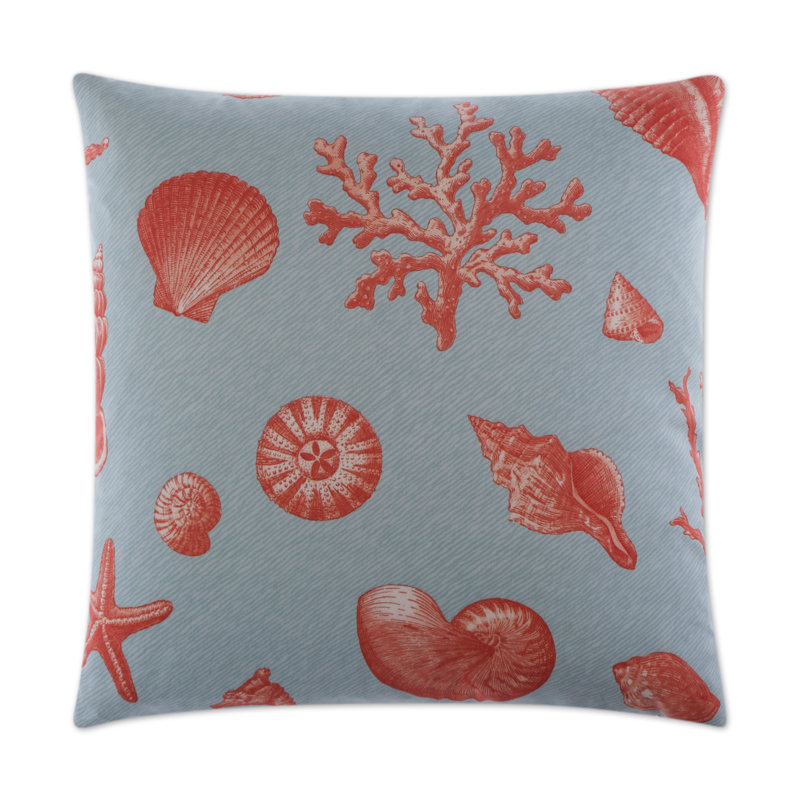 Big Sur Square Pillow Cover & Insert, Aqua