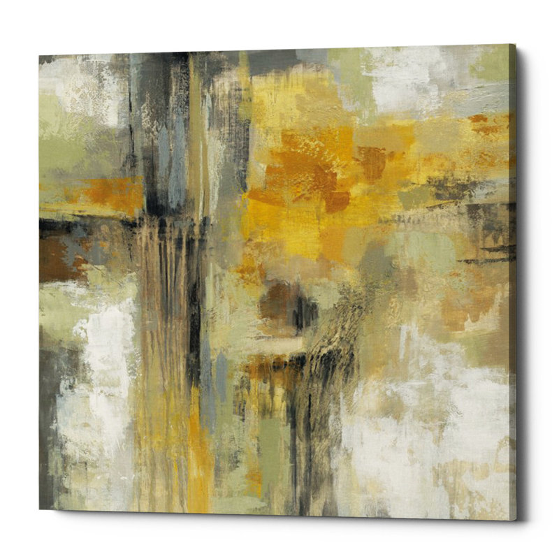 «Sun and Rain», reproduction de peinture acrylique sur toile encadrée, H 12 po x l 12 po x P 0,75 po