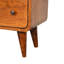 Commode courbée Woodmini, 3 tiroirs, pieds nordiques