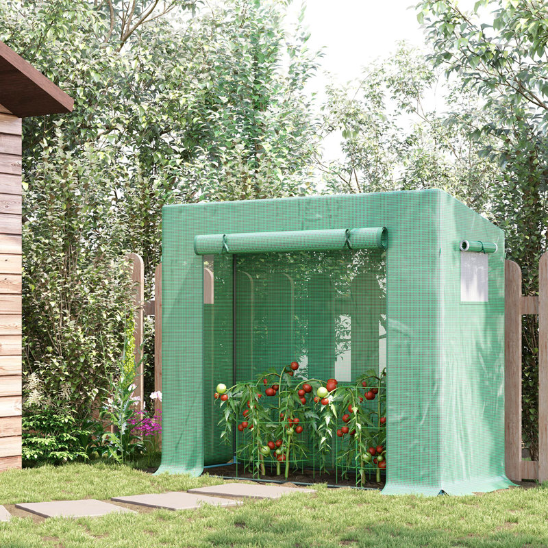 Coren  Compact Walk-In Greenhouse with Steel Frame and Protective Coating