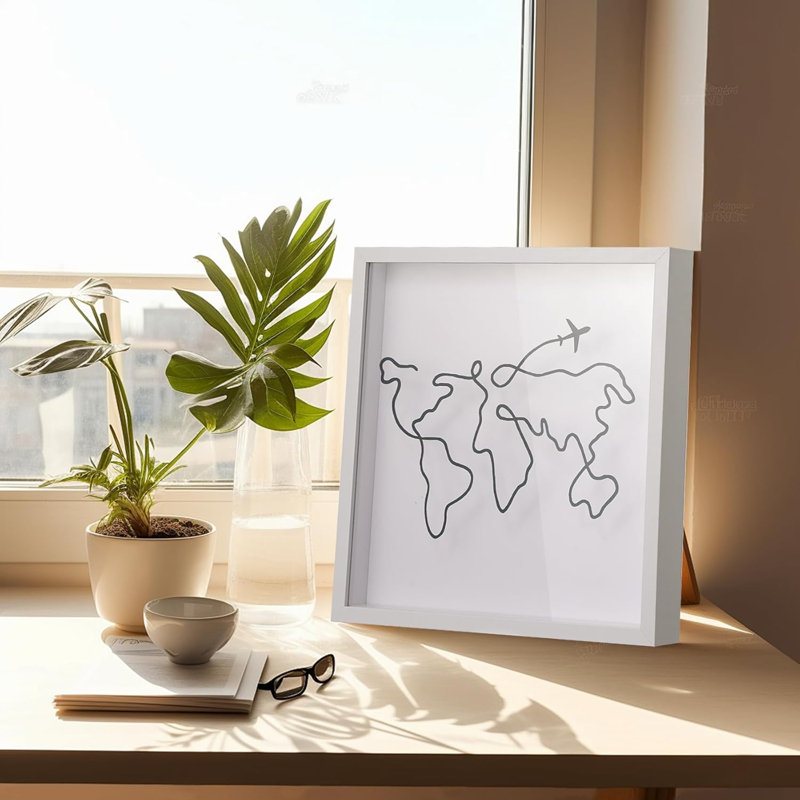 Cadre de boîte de voyage 8 x 8 po