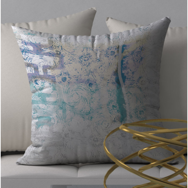 Housse de coussin carrée/insert, 18 po x 18 po