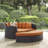 Convene 79" Wide Outdoor Wicker Patio Daybed with Cushions-678058609