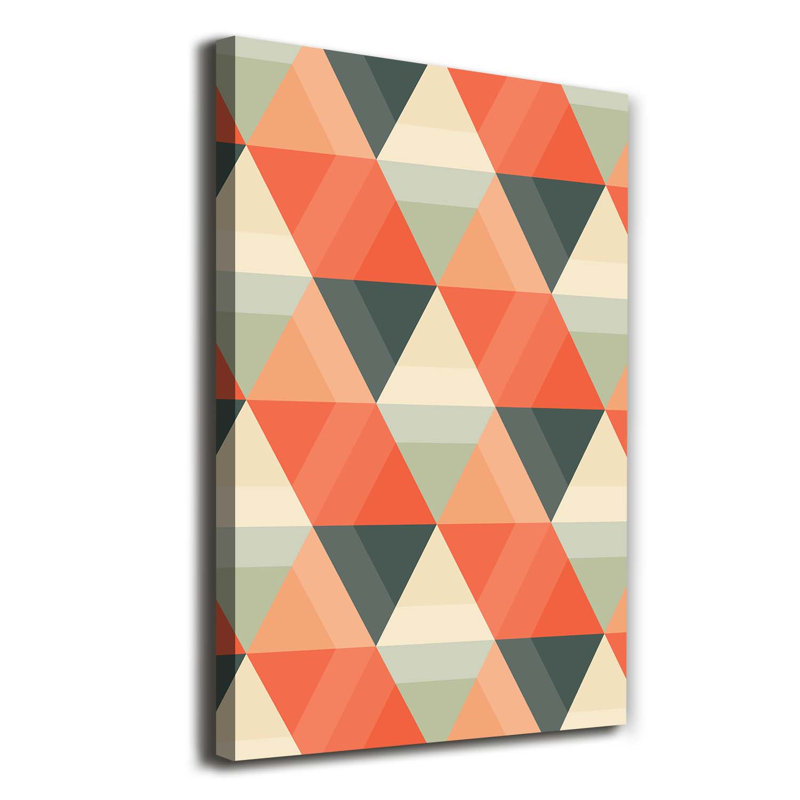 Geometric Background - Wrapped Canvas Print