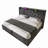 Upholstered Storage Bed With LED and Charging Outlets-1022141215-1014061605