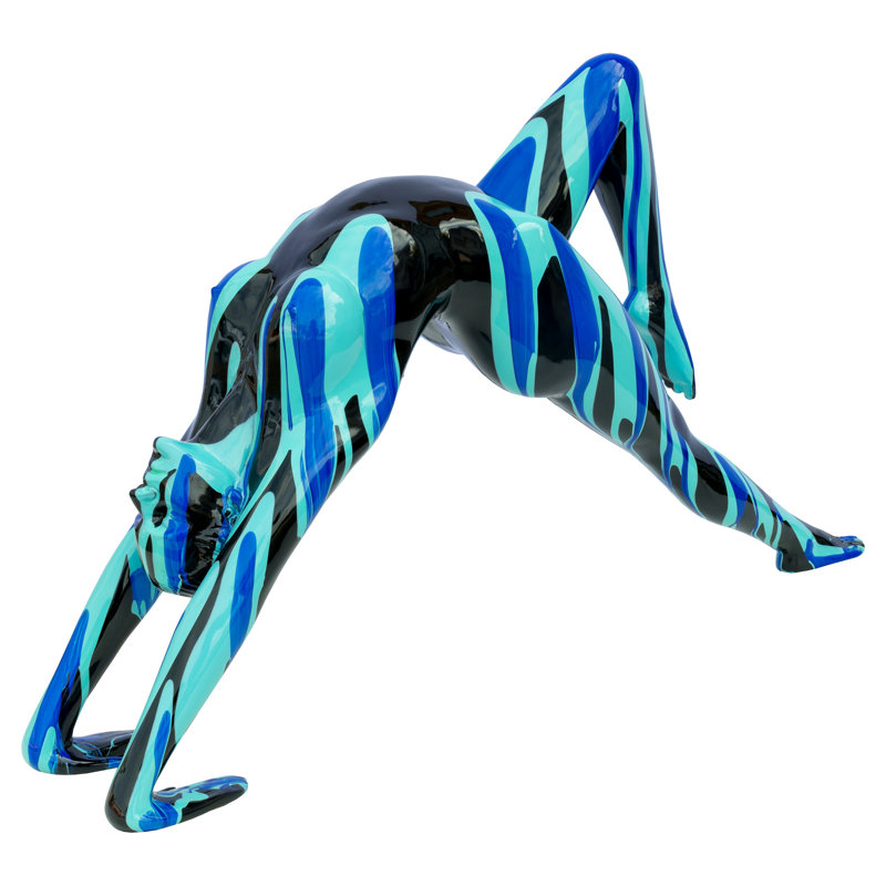 Wilcox Statue, Blue/Black