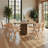  Rattan Dining Chair with Solid Wood Frame-499867115