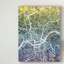 « cincinnati ohio city map blue yellow », impression sur toile tendue-758766279