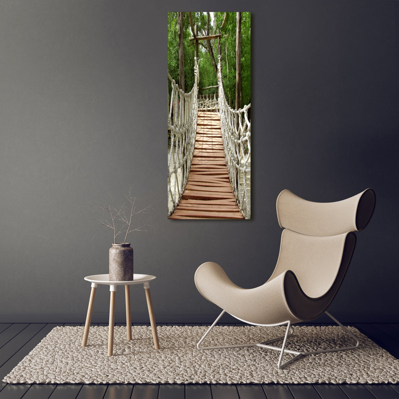 Rope Bridge - Wrapped Canvas Print