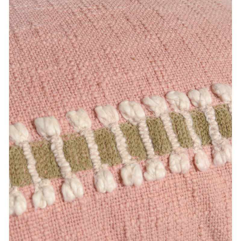 Coussin 100% coton, Polyester, Terracotta