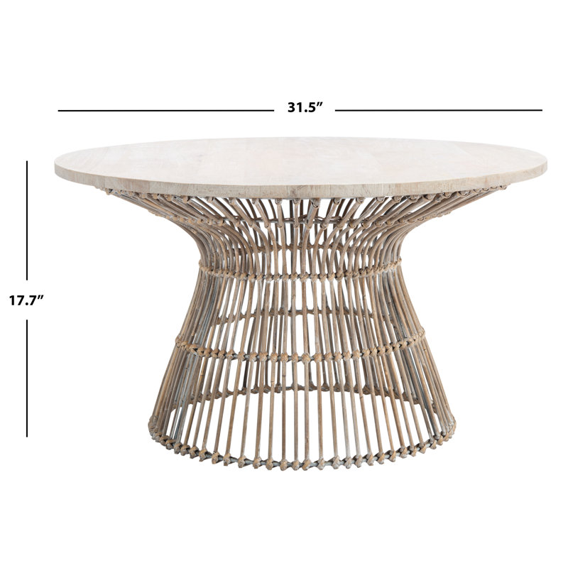 Claunch Coffee Table, Beige