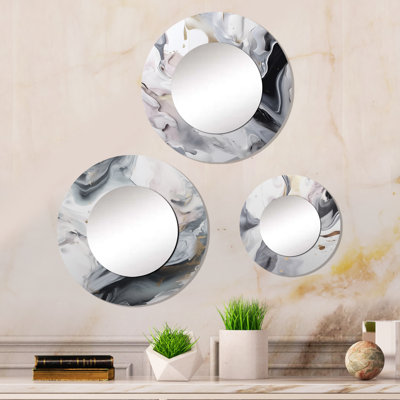Aberdale Metal Round Mirror