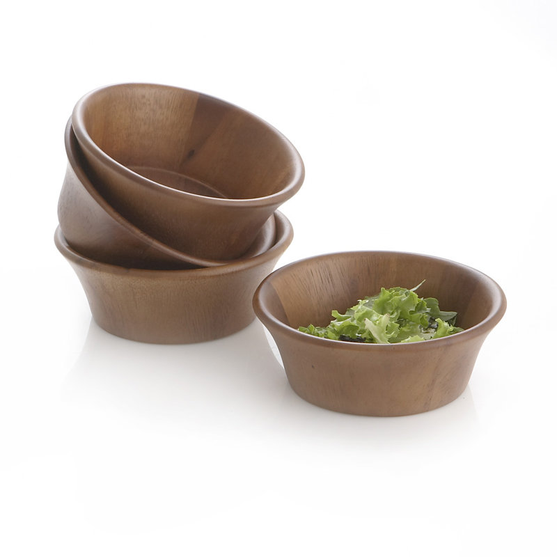 Ensemble de 4 bols à salade individuels Molloy
