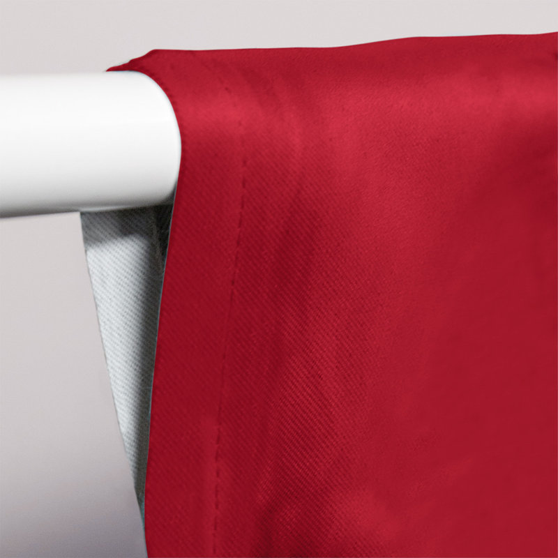 Mississippi Rebellion Room Darkening Curtains, Red/Powder Blue Middle