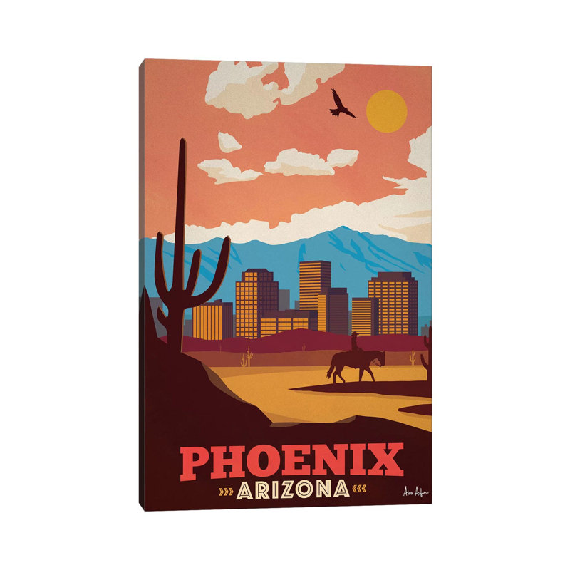 Phoenix by IdeaStorm Studios - Wrapped Canvas Print, 101.6 cm H x 66.04 cm W x 1.91 cm D