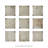 DAnticatto Decor 9" x 9" Porcelain Stone Look Wall & Floor Tile
