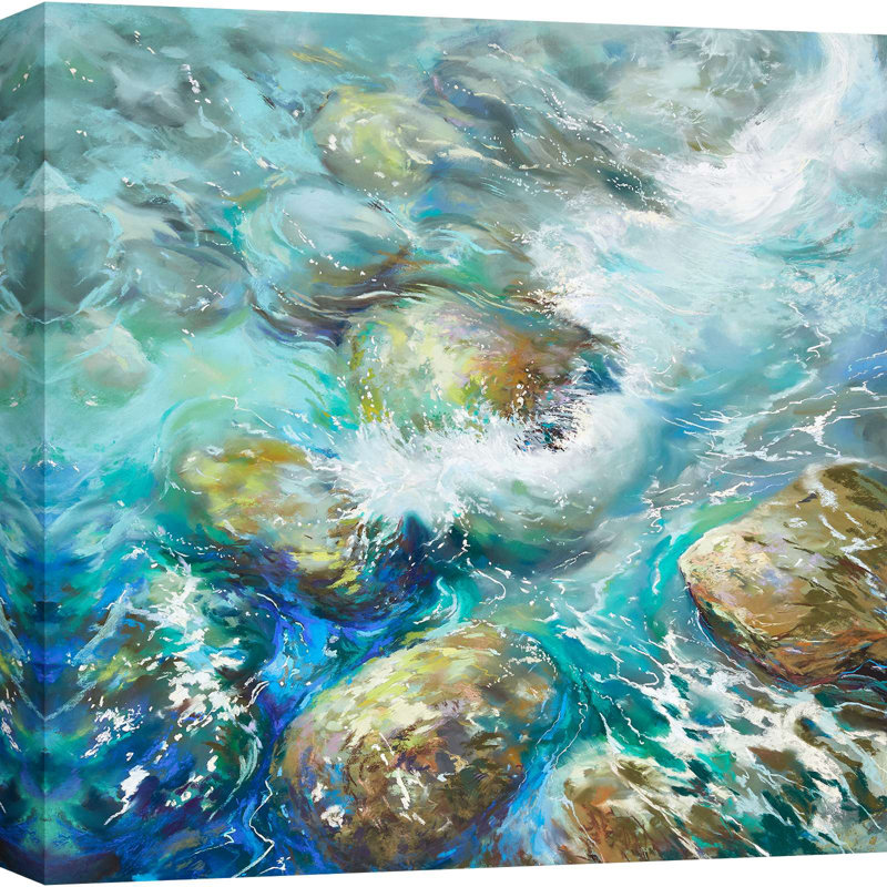 Painting: Jewels Of The Sea by Nel Whatmore - Wrapped Canvas Print, 50cm H x 50cm W