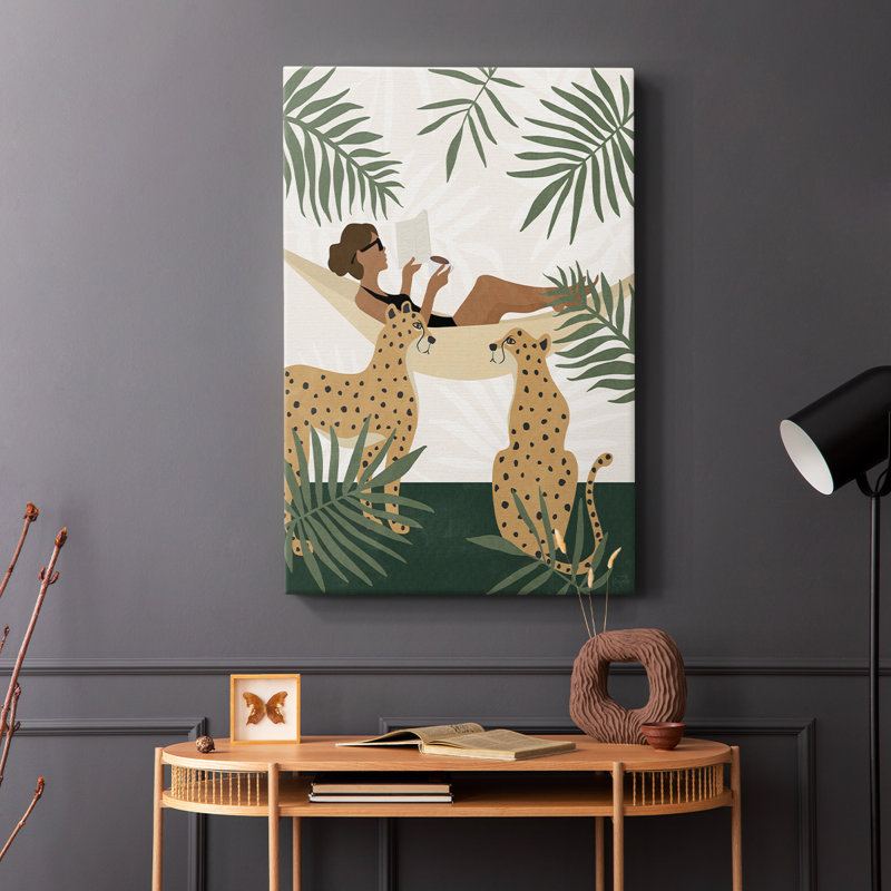 Tropical lecture I - galerie Cavas enveloppé, H 36 po x l 24 po